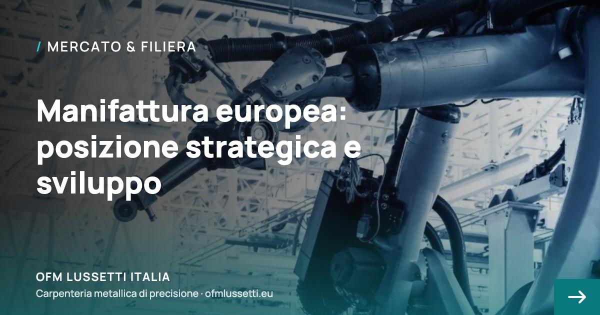 Manifattura europea, impianto industriale